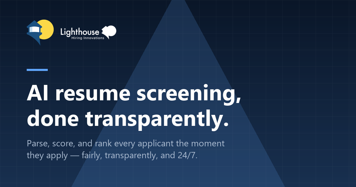How to Avoid Bias when Screening Resumes with AI | Lighthouse Blog
